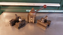 Load image into Gallery viewer, Phase 2 Quick Change Tool Post Tool Holder Set 250-100 Metal Lathe 6 - 12" 5 PC