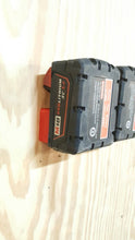 Load image into Gallery viewer, Milwaukee M18 Battery Mount - Wall or Shelf Mount