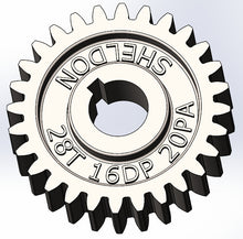 Load image into Gallery viewer, Sheldon Metal Lathe Change Gear 28T 30T 32T 34T 36T 40T 44T 48T