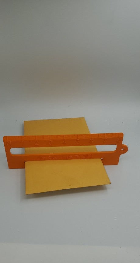 Copy of USPS First Class Letter Template & Small Package Thickness Gauge - Measurement Tool 8 Inch Ruler Shipping Tool 3D Printed Plastic