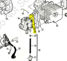 Load image into Gallery viewer, McCULLOCH 68197 Carburetor Gasket Mini Mac 1 6 30 35 Mac 120 130 140 S11