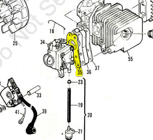 McCULLOCH 68197 Carburetor Gasket Mini Mac 1 6 30 35 Mac 120 130 140 S11