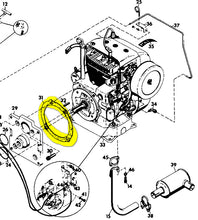 Load image into Gallery viewer, GRAVELY 18340 800/8000/G ENGINE TO ADAPTER GASKET