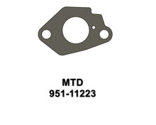 Load image into Gallery viewer, MTD 751-11223 951-11223, CARBURETOR MOUNT GASKET Cub Cadet, Troy Bilt