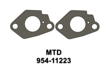 Load image into Gallery viewer, MTD 751-11223 951-11223, CARBURETOR MOUNT GASKET Cub Cadet, Troy Bilt