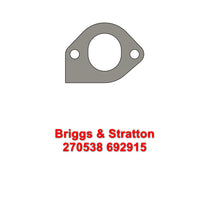 Load image into Gallery viewer, Replacement carburetor intake mounting gasket for Briggs and Stratton 270538 and 692915