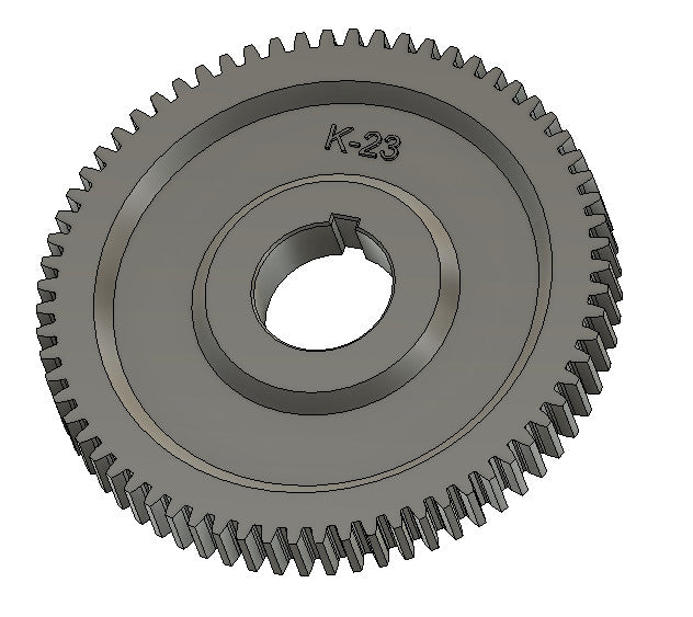 Sheldon K-23 METAL LATHE GEAR 68 Tooth 3D Printed – Farm Boy Sales