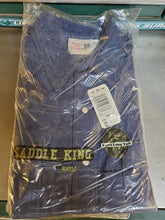 Load image into Gallery viewer, Vintage NEW Saddle King Western Key Mens Long Sleeve Pearl Snap Shirt 15-.5x34
