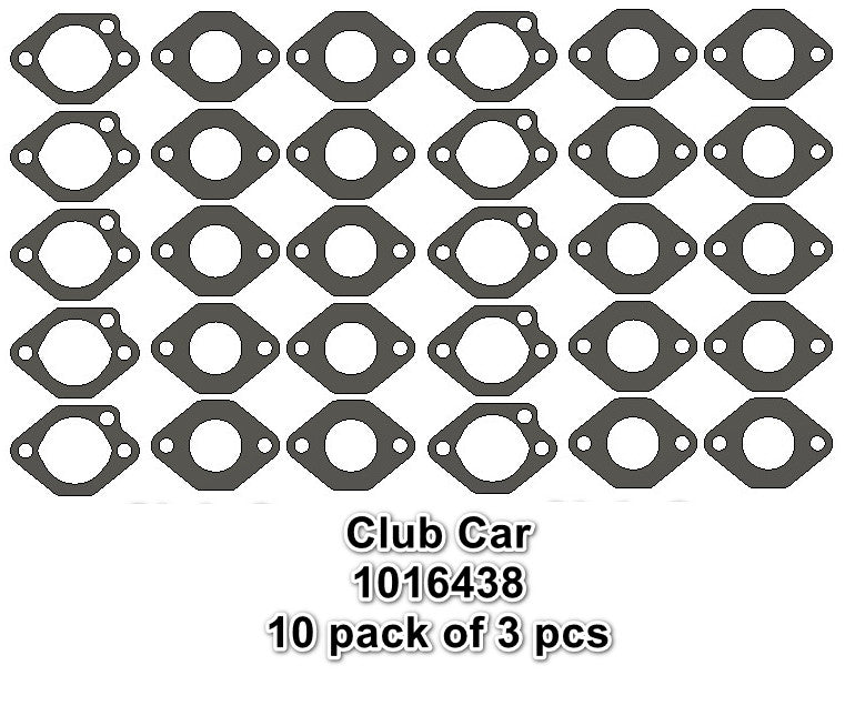 10 Pack CARBURETOR GASKET SET FITS 1016438 CLUB CAR DS PRECEDENT 1992 & UP CARB