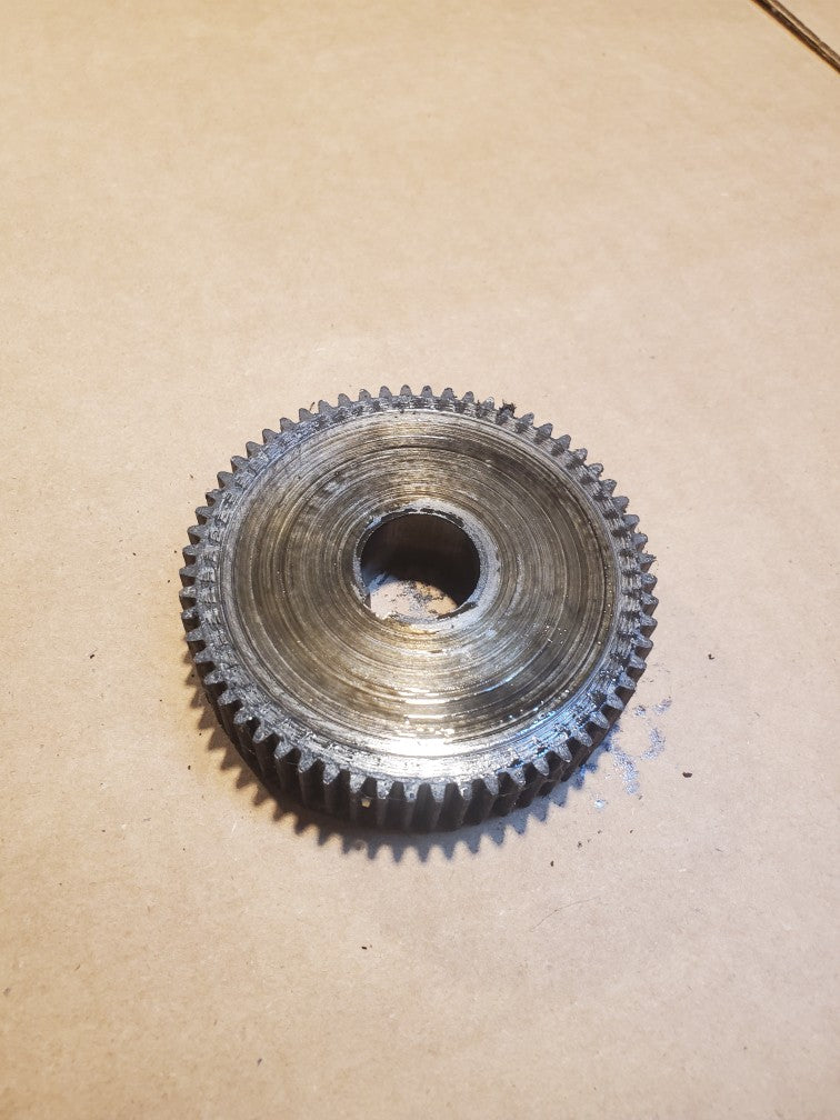 14" Hendey Metal Lathe Conehead Tie Bar Gearbox 60T Spur Gear Steampunk 18DP