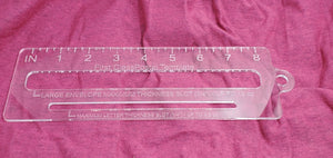 USPS First Class Letter Template & Small Package Thickness Gauge - Measurement Tool 8 Inch Ruler Shipping Tool