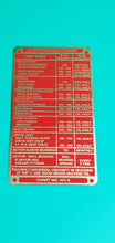 Load image into Gallery viewer, SOUTH BEND METAL LATHE PLATE LUBRICATION CHART TAG - Chart No 441-3 - Brass Plated Edition