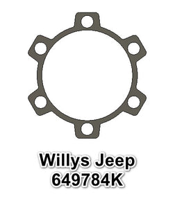 Axle Flange Hub Gasket for Willys Jeep 41-71 Dana 25 Dana 27 649784