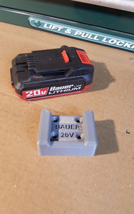 Bauer Harbor Freight 20V Battery Wall Dock Mount Storage Puck Style