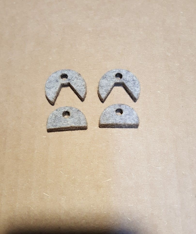 Clausing 10" 12" 14" Metal Lathe Way Felt Wiper Set DL434 & 938004 4