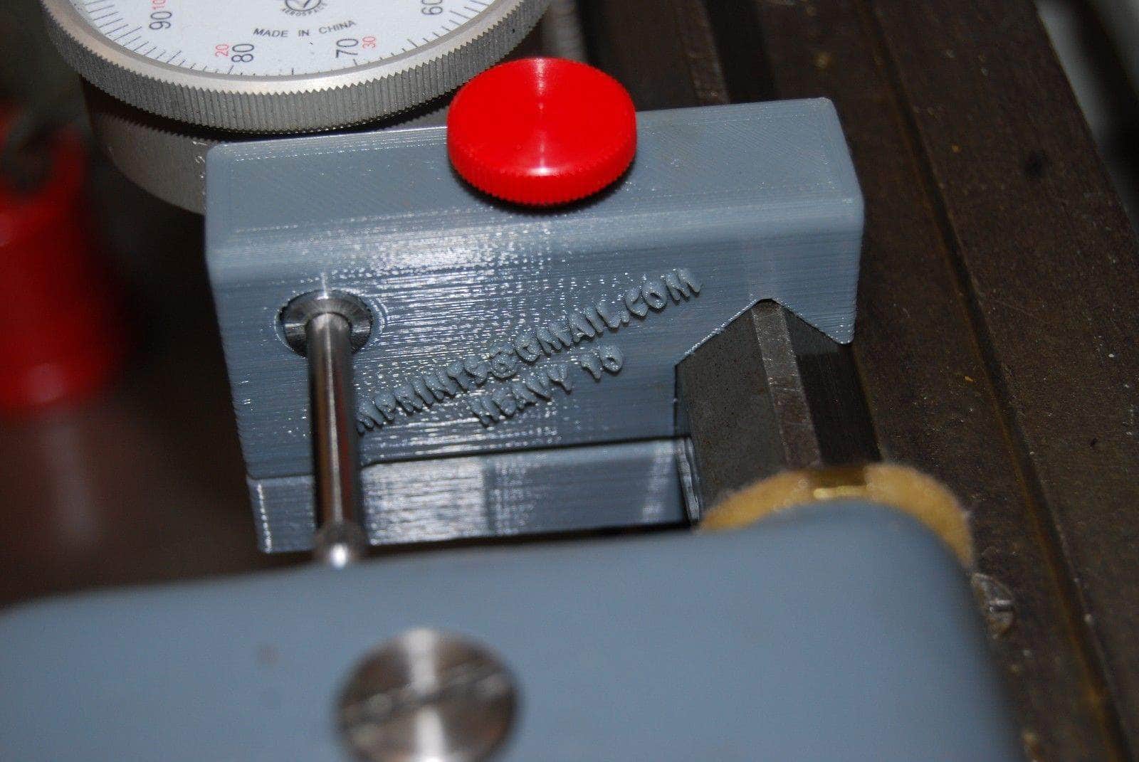 South Bend 9 & 10K Metal Lathe – Z-Axis Dial Indicator Mount Clamp – 3D Printed